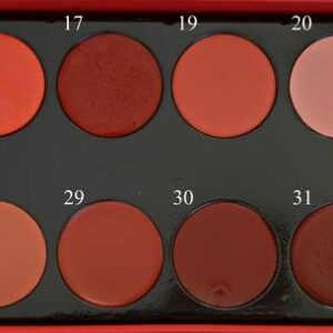 Paleta 12 ruževa - Natur i zemljani tonovi