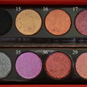 Paleta 12 kompakt senki - Metalik i interferenc boje