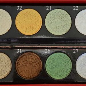 Paleta 12 kompakt senki - Glitter i metalik boje